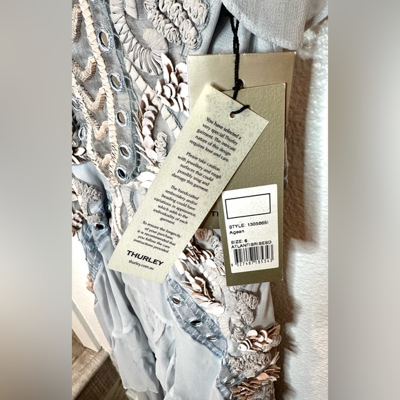 NWT Revolve Thurley “Atlantis Rises” Dress Gown Baby Blue Fairytail Size 6 XS - Picture 14 of 17